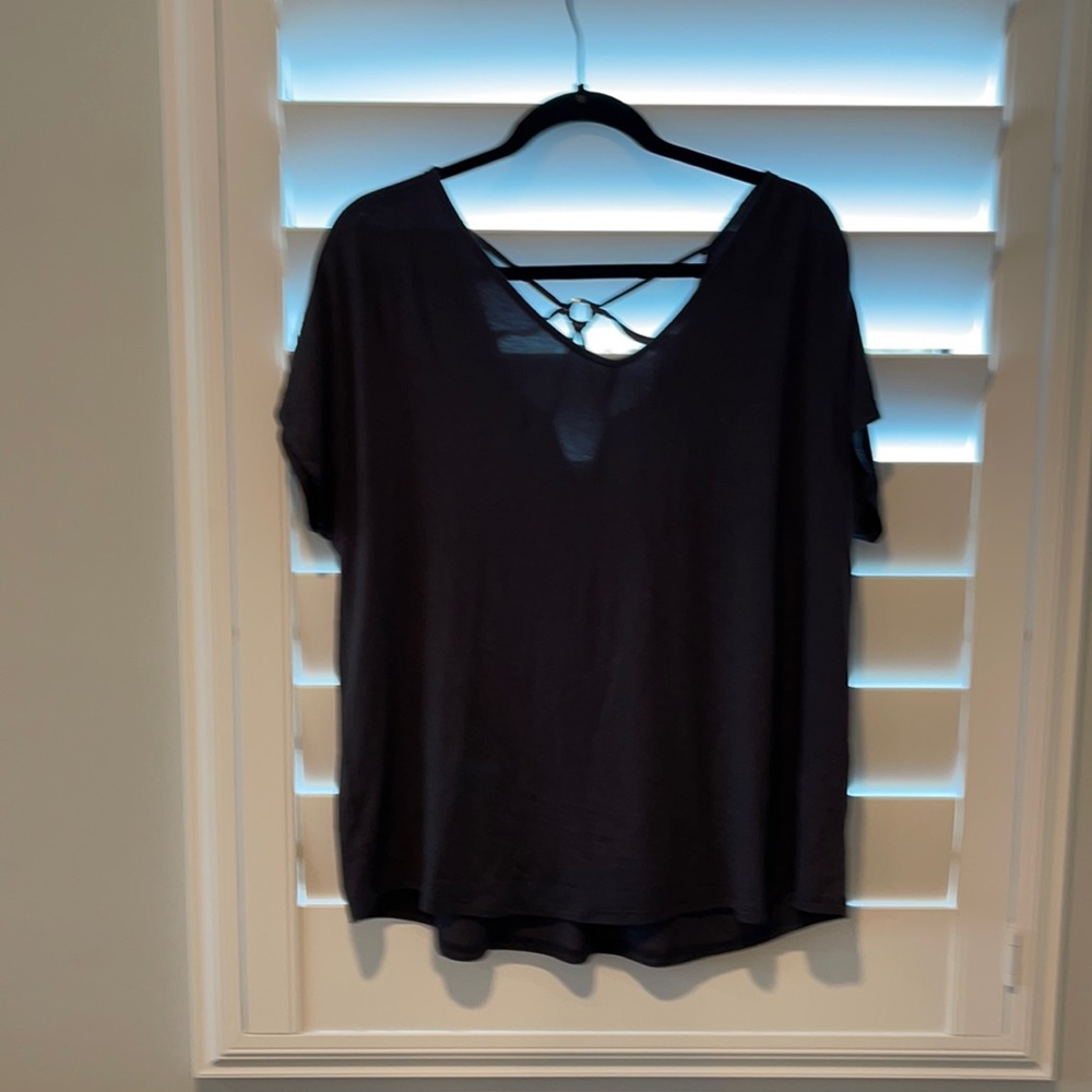 PaperMoon Ampton Back Detail Knit Top XL NWT